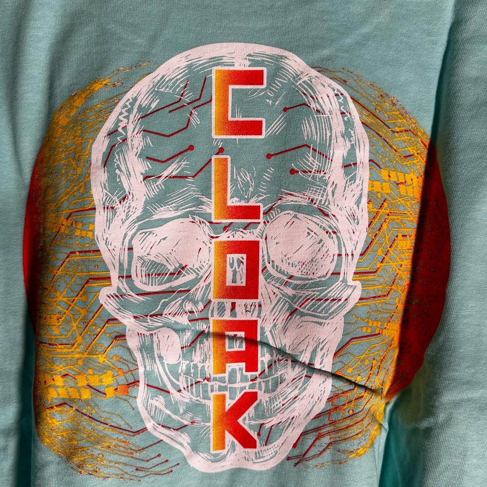 Cloak T-Shirt - 2XL - Light Blue/Turquoise